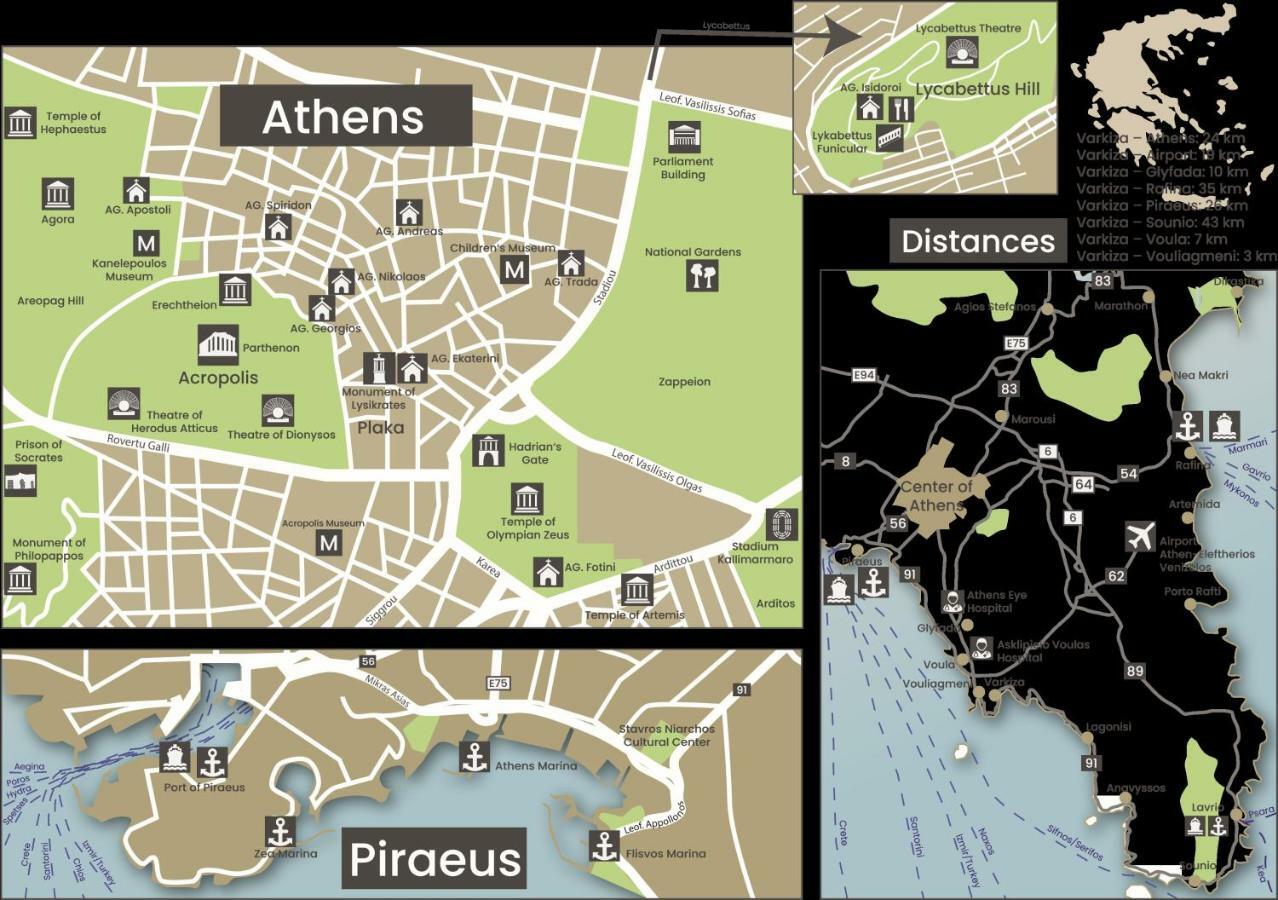 Starapartment Athens-Varkiza Top 2 Экстерьер фото